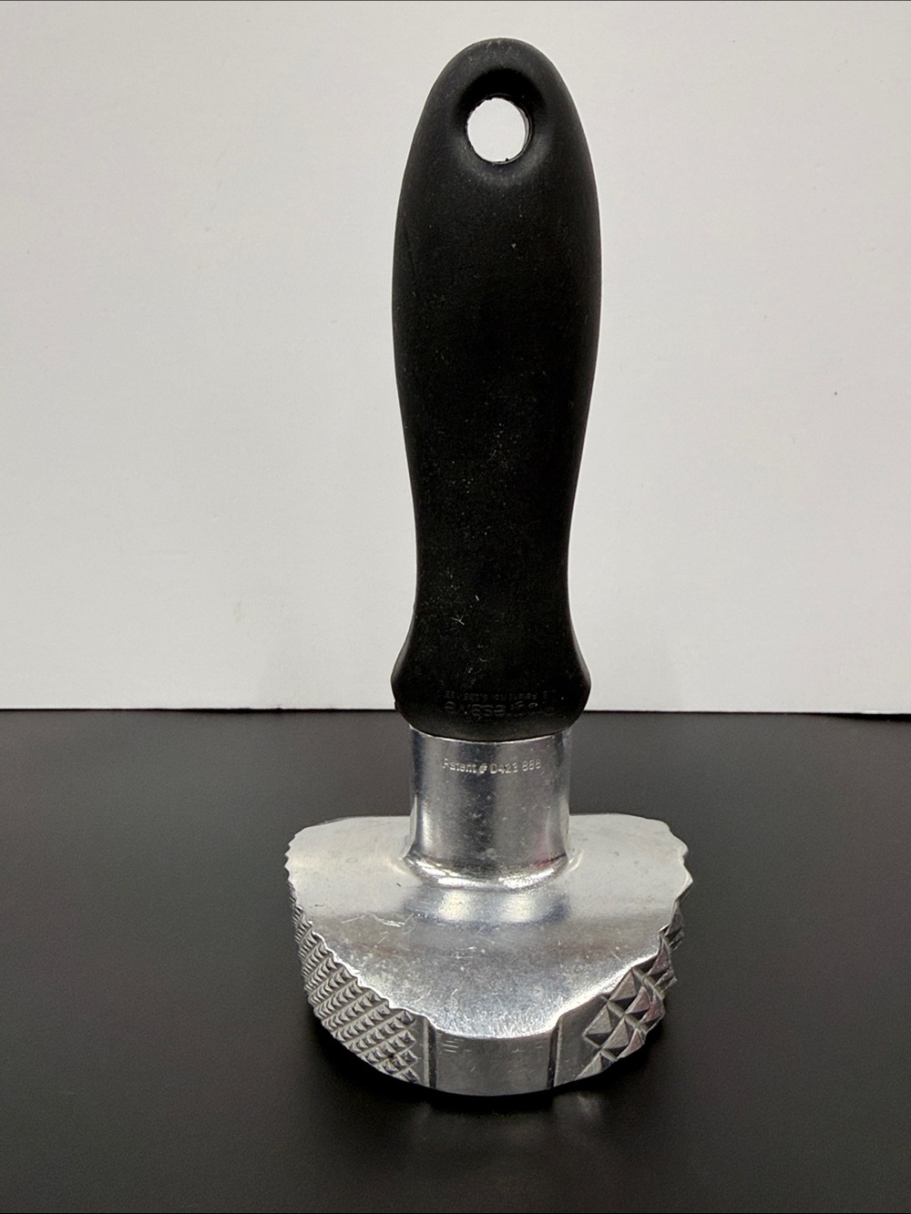 Heavy-Duty Black Handle Meat Tenderizer Mallet